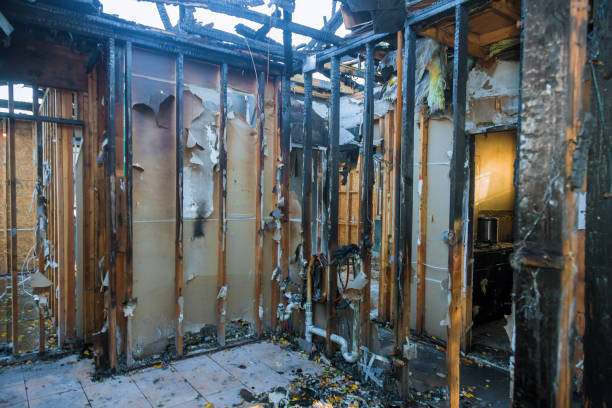 Professional Fire Damage Repair technician working in Hobart, WA